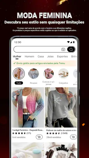 Temu: Compre como bilionário screenshot 2