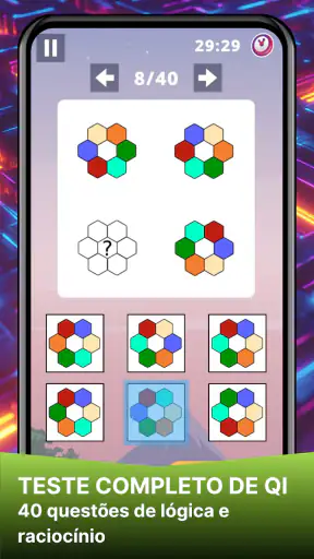Teste de QI: Raciocínio Lógico screenshot 12