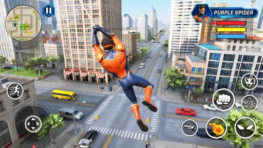 Titan Rope Hero: Vice City screenshot 4