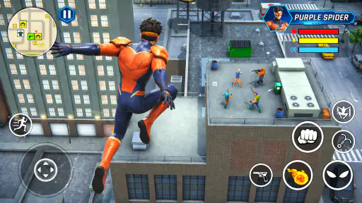 Titan Rope Hero: Vice City screenshot 5
