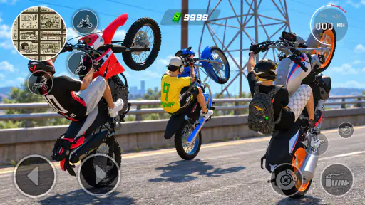 Traffic Bike: Moto Stunt 3D screenshot 3