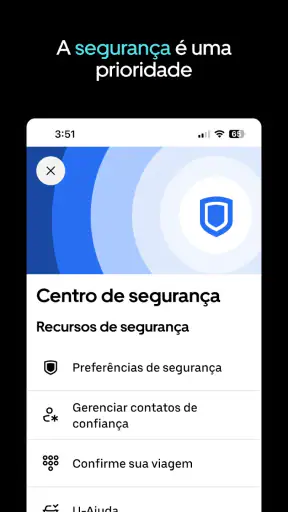 Uber: Táxi, Uber Moto e mais screenshot 9