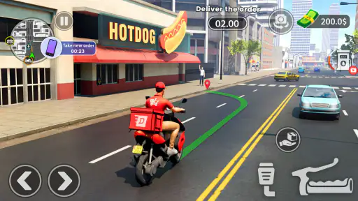 Urban Food Delivery Game screenshot 1