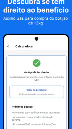 Vale Gás - Auxílio Meu social screenshot 1
