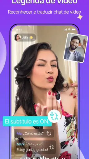 Vava.chat - Vídeo com Tradução screenshot 6