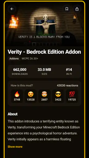 Verity Mod for Minecraft PE screenshot 2