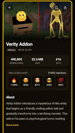 Verity Mod for Minecraft PE screenshot 4