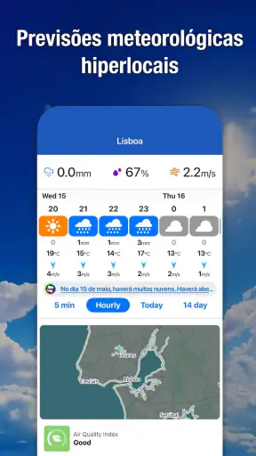 Weathernews Previsão do tempo screenshot 2