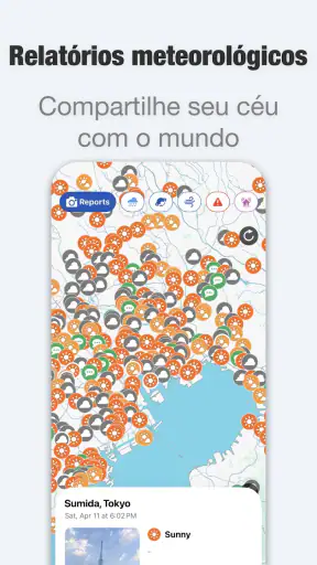 Weathernews Previsão do tempo screenshot 6