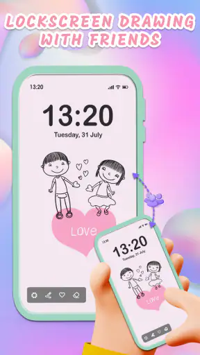 WeDraw: Lockscreen Drawing screenshot 2