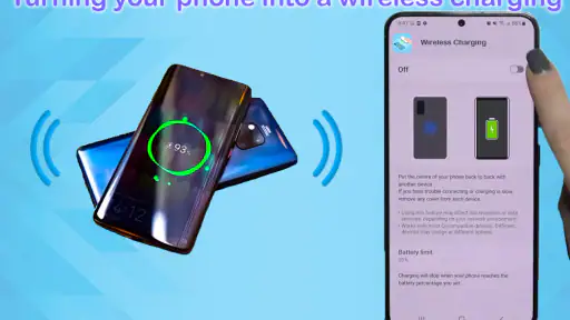 Wireless charge Phone to Phone screenshot 2