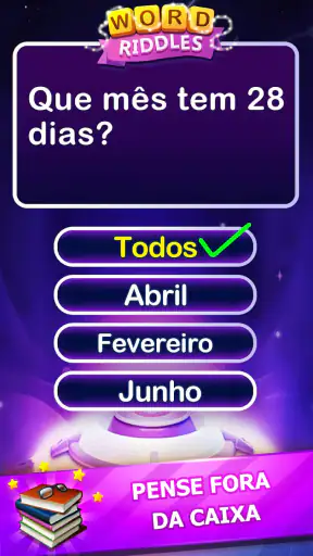 Word Riddles - Jogos de palavr screenshot 1