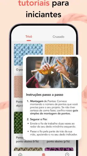 YarnPal - Crochê p/ iniciantes screenshot 7