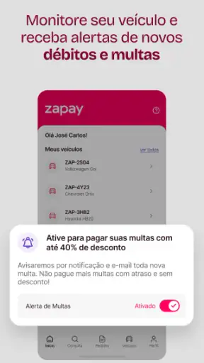 Zapay: Pagar IPVA 2026, multas screenshot 5