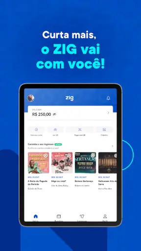 Zig: Ingressos e consumo fácil screenshot 9