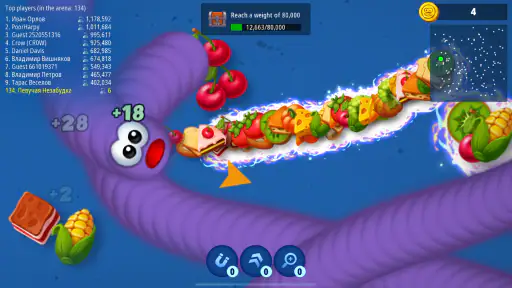 Zona das Minhocas.io - Cobra screenshot 8